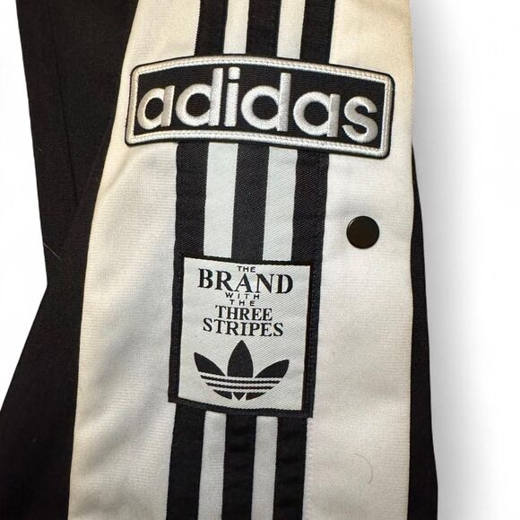 adidas Originals Adibreak Snap Track Pants Women’s M Black/White 3-Stripes NWT - Picture 3 of 6